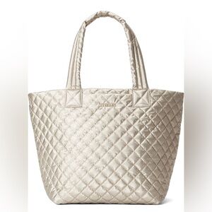 GORGEOUS MZ Wallace metro tote deluxe in Quartz Pearl like NEW
